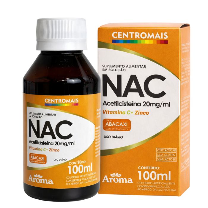 CentroMais NAC Acetilcisteína 20mg - 100ml — Kit 1 Unidade