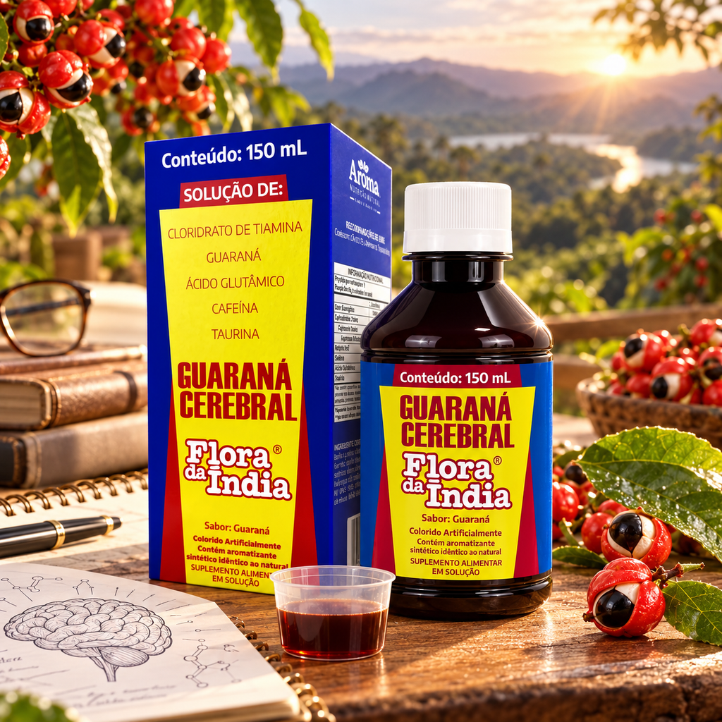 Guaraná Cerebral Solução com Vitamina B1 | 150 ml