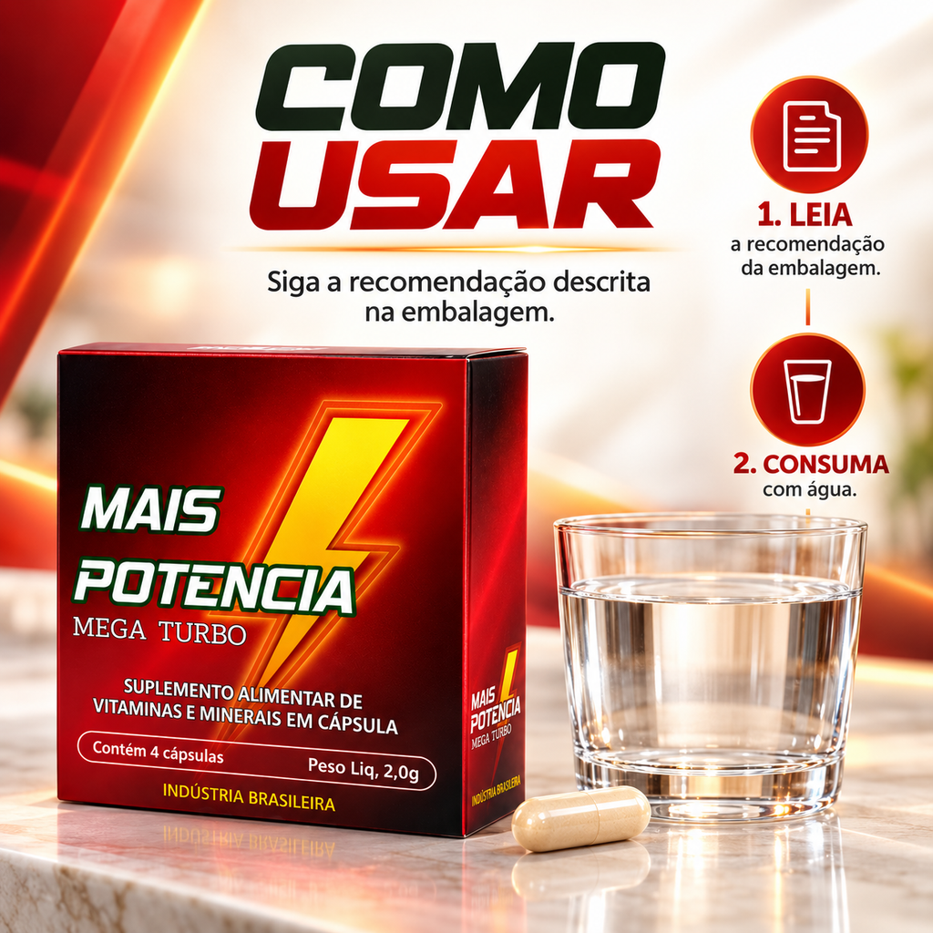 Mais Potência | Suplemento Alimentar em Cápsulas