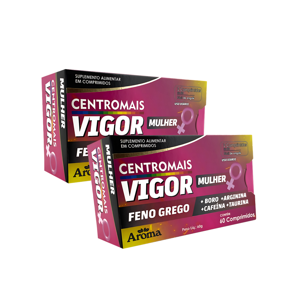 CentroMais Vigor Feno Grego Mulher – 60 Cápsulas — Kit 2 Unidades