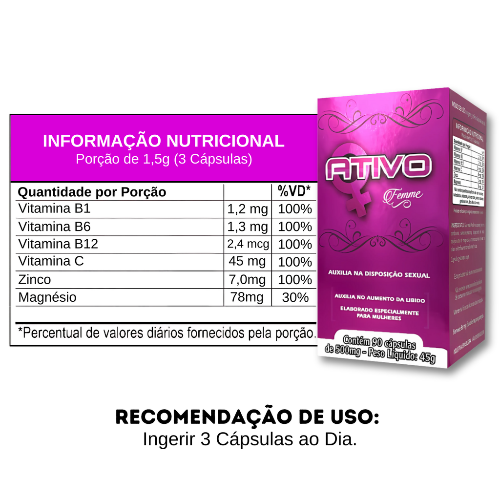Ativo Femme | 1 CAIXA — foto 2