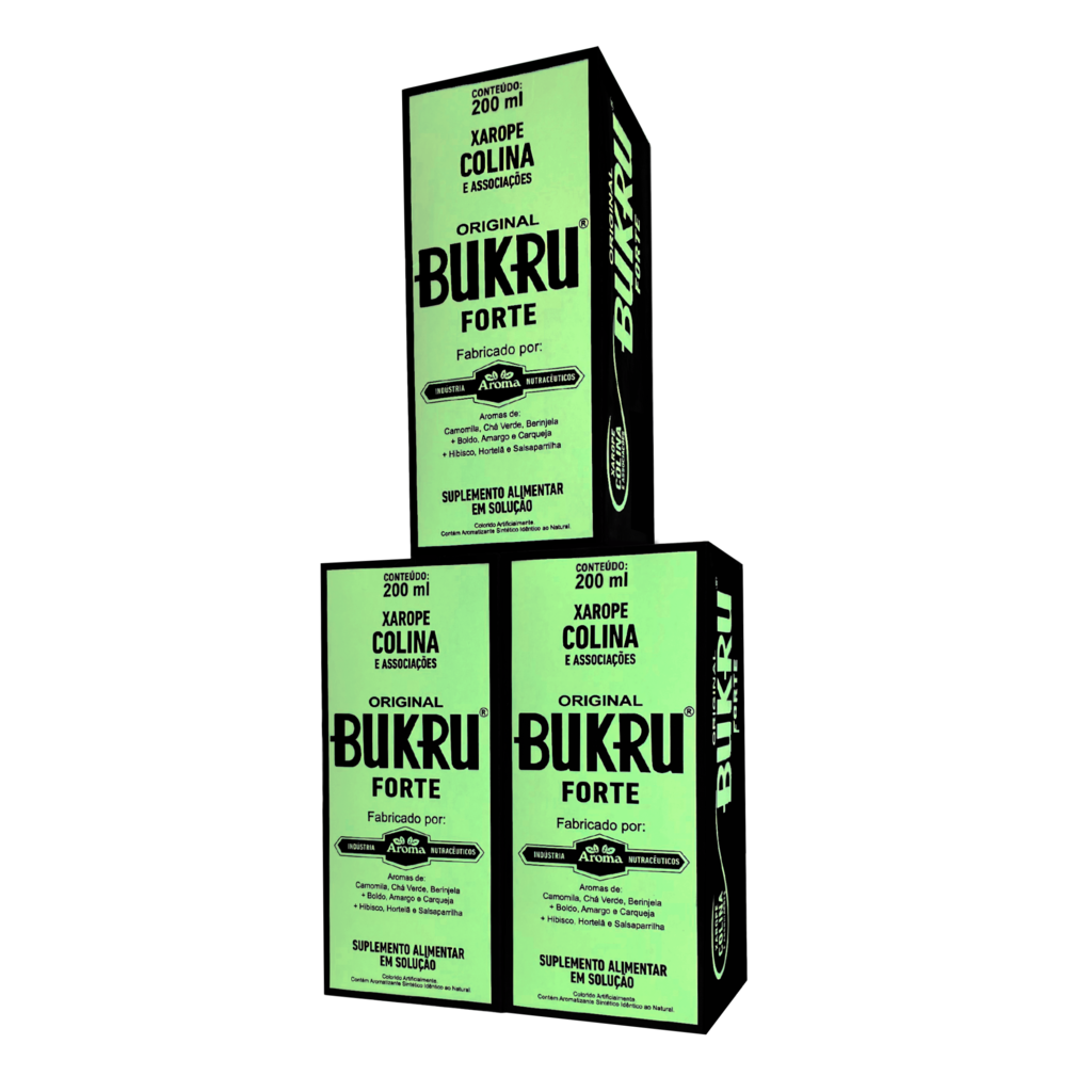 Kit 3x Bukru Forte 200ml