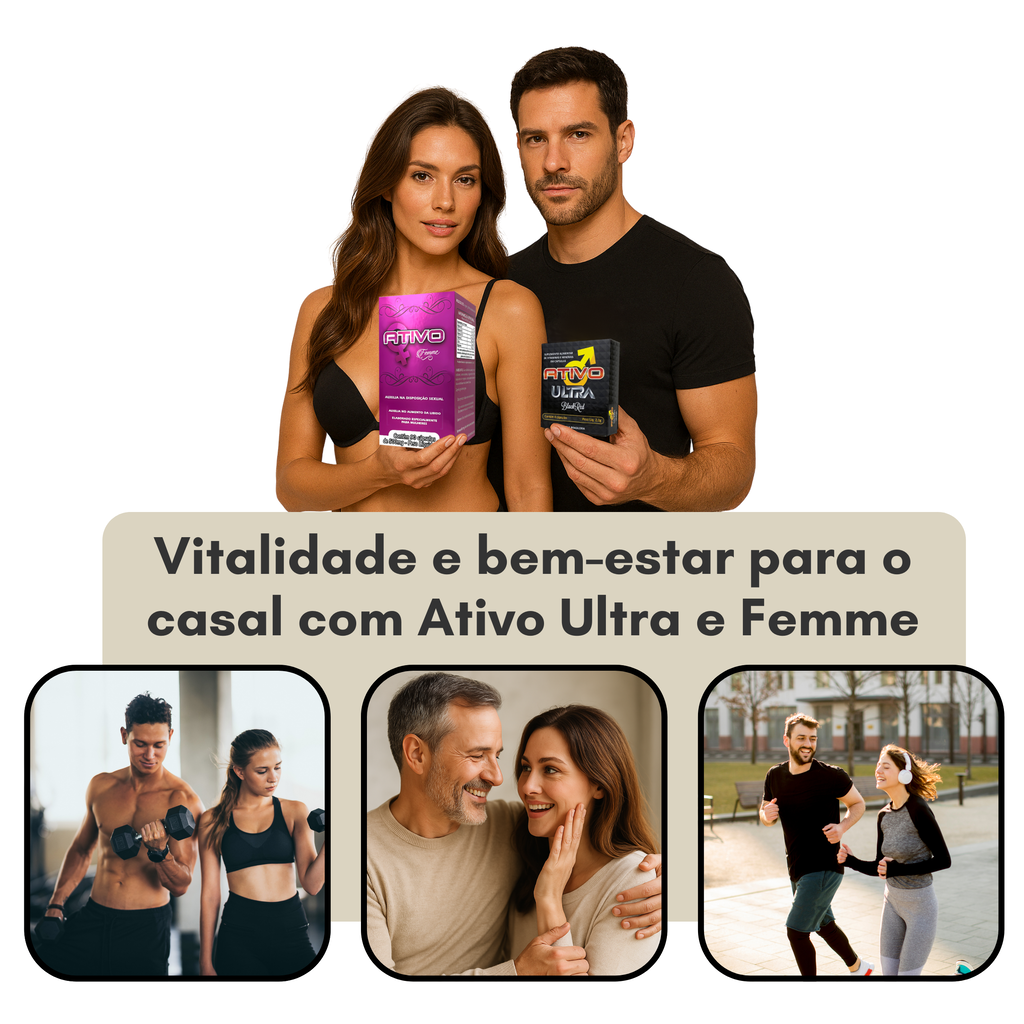 Kit Casal Ativo Ultra + Ativo Femme – Energia, Libido e Bem-Estar a Dois | 100% Natural — foto 2