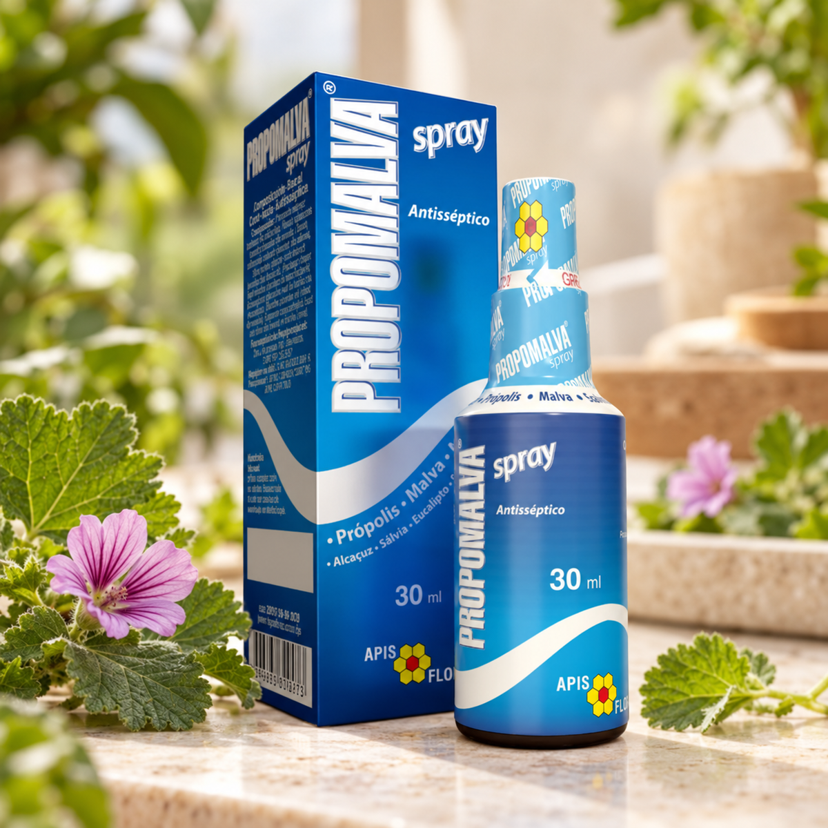 Propomalva Spray Apis Flora com Própolis e Malva | 30 ml