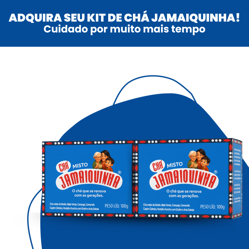 Chá Misto Jamaiquinha 100g - A Tradição do Sul para o seu Chimarrão e Infusão — Kit 2 Unidades