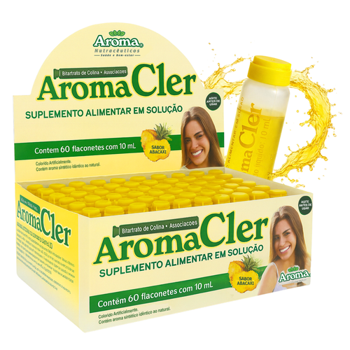 AromaCler - 60 Flaconetes - Solução Líquida Pronta para Uso