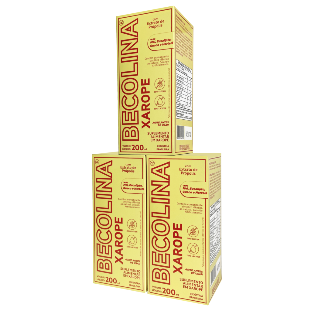 Kit 3x Becolina Xarope 200ml