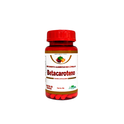 Betacaroteno Oléo de Cenoura 250mg | 60 Cápsulas