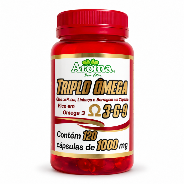 Triplo Ômega 3-6-9 - Saúde e Bem-Estar