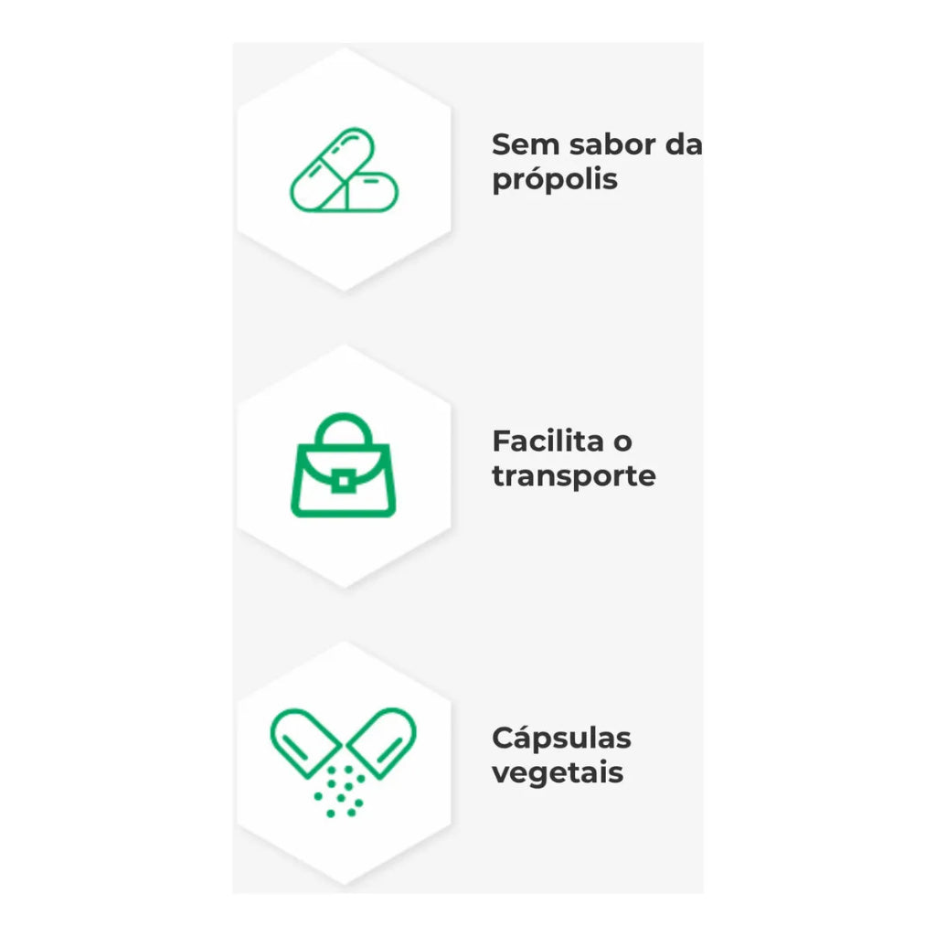 Propomax Extrato De Própolis Verde 30 Capsulas - Apis Flora Sabor Sem Sabor — foto 4