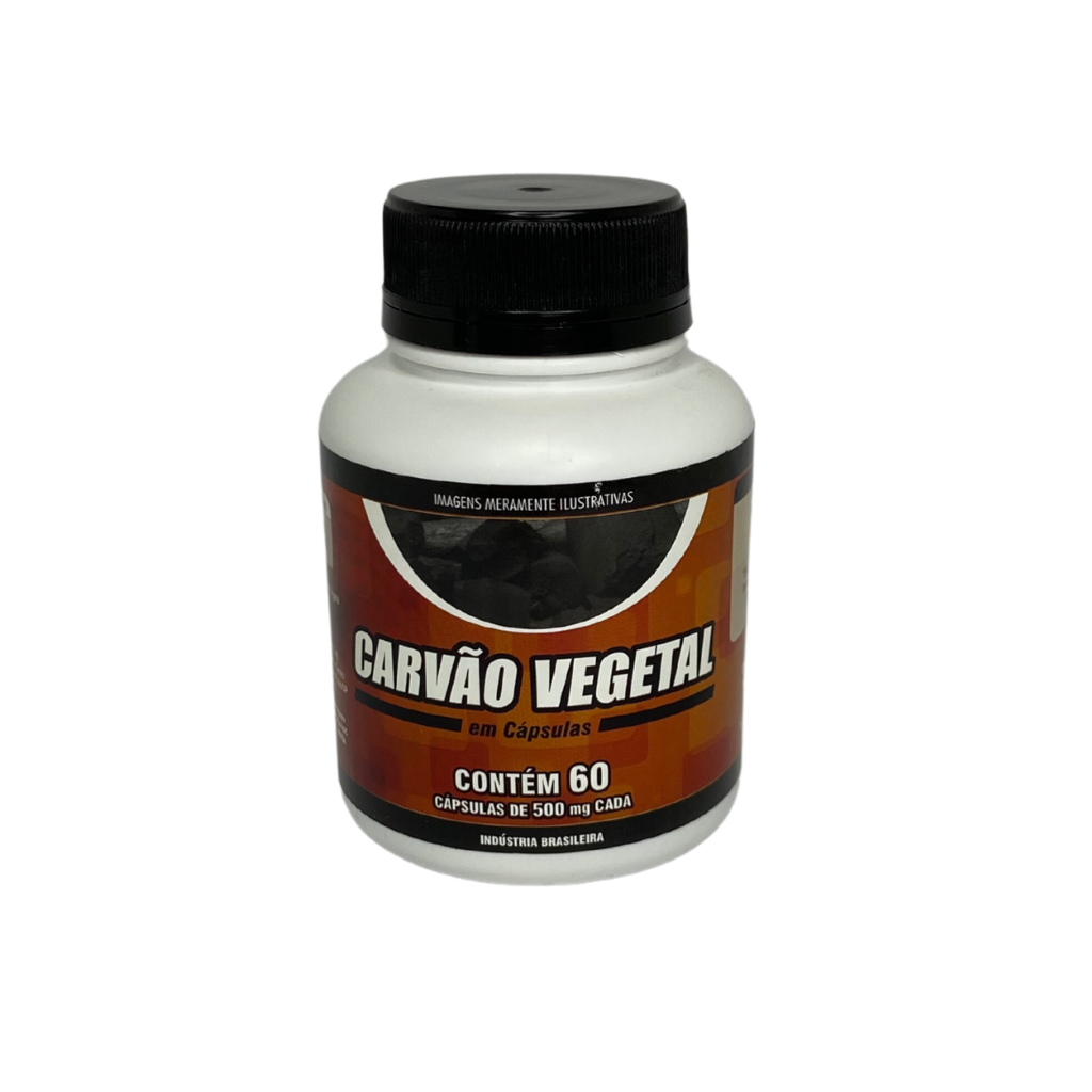 Carvão Vegetal 500mg | 60 Cápsulas