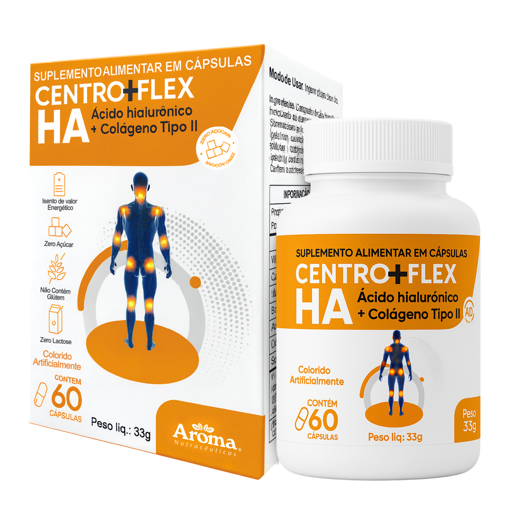 Centro + Flex HA | Ácido Hialurônico + Colágeno Tipo II
