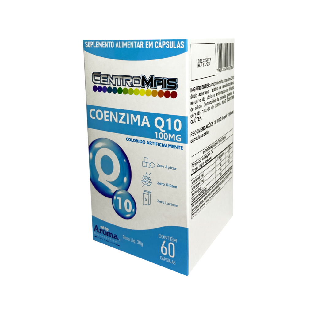 Coenzima Q10 100mg - 60 Cápsulas