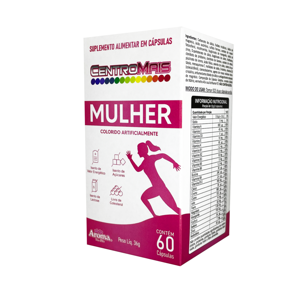 Multivitamínico Centromais Mulher | 60 Cápsulas
