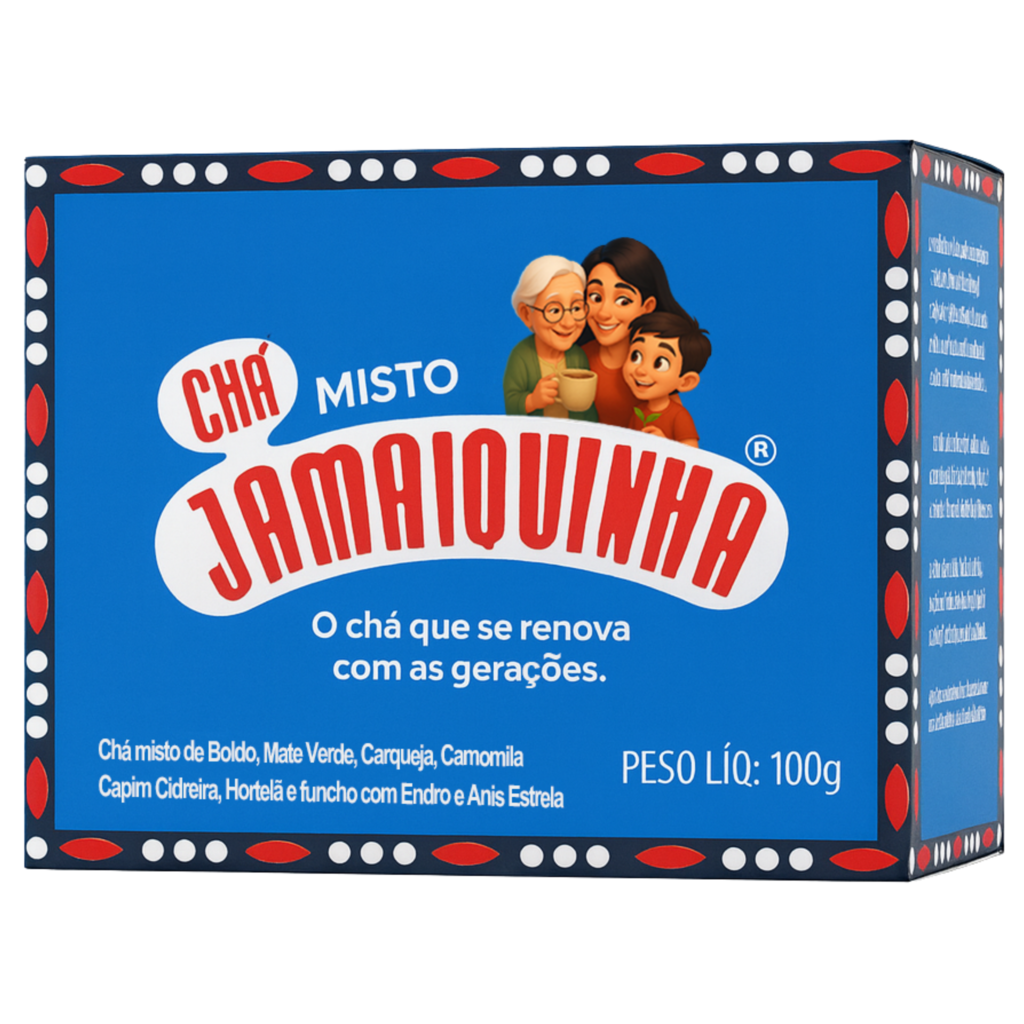 Chá Misto Jamaiquinha 100g - A Tradição do Sul para o seu Chimarrão e Infusão