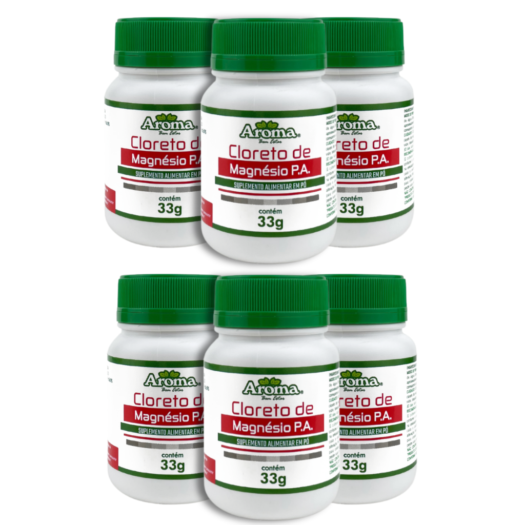 Kit 6x Cloreto de Magnésio P.A | 33g