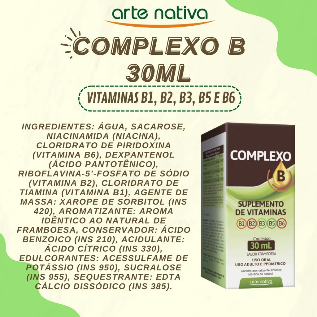 Complexo B Gotas 30ml — foto 2