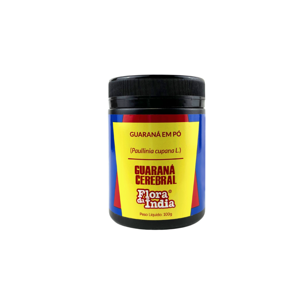 Guaraná Cerebral Pó 100g Flora Da Índia