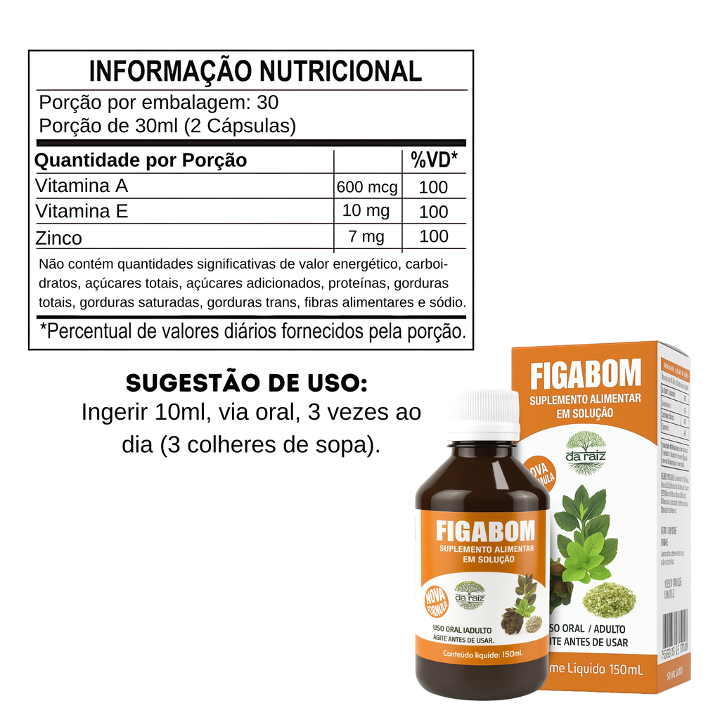 Figabom 150 ml – Tônico Hepático & Digestivo Natural — foto 2