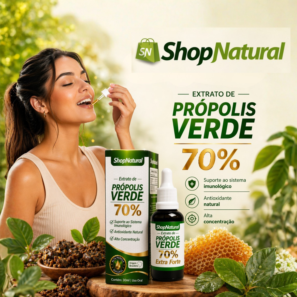 Própolis Verde 70% Extra Forte 30ml - Proteção Para Garganta e Imunidade — foto 5