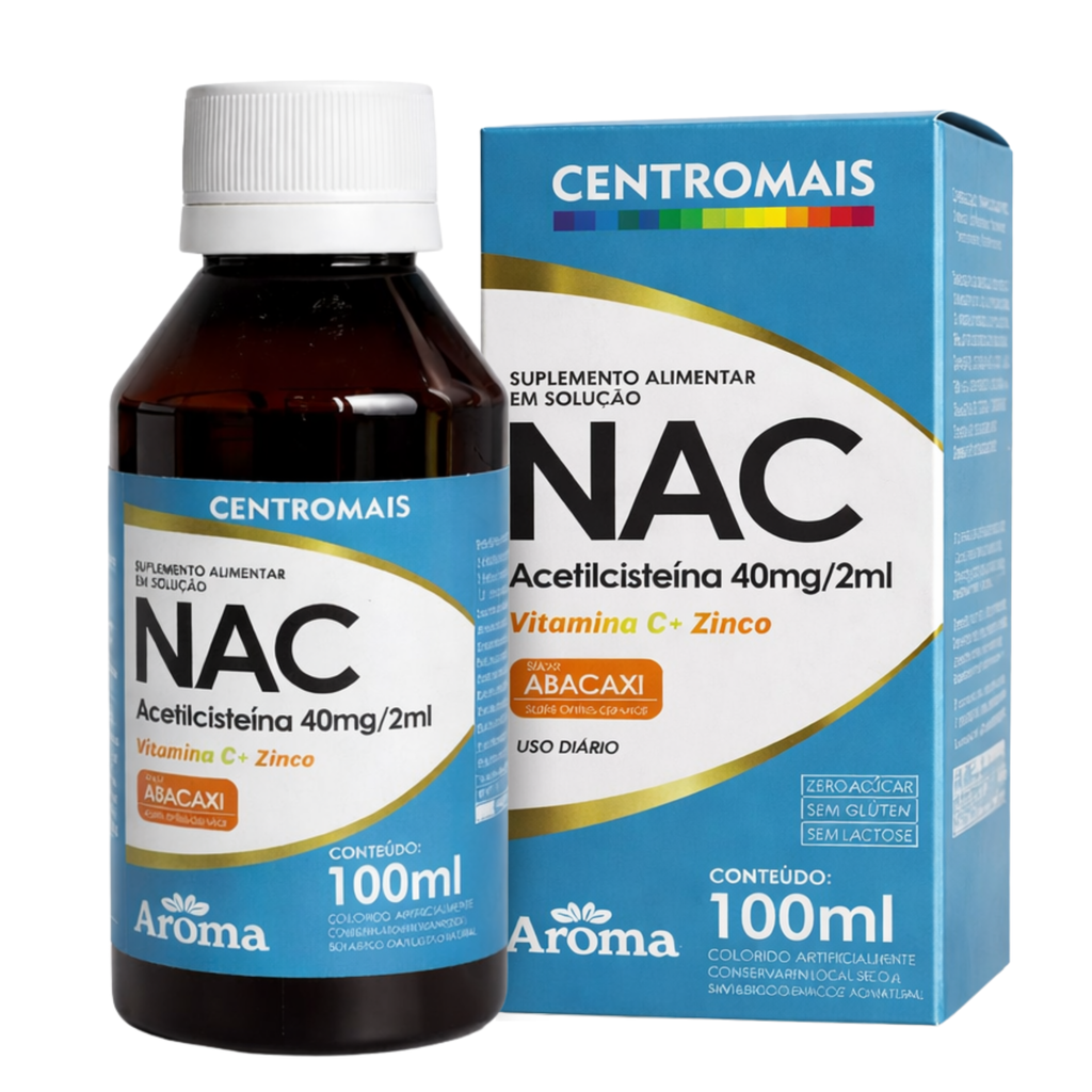 CentroMais NAC Acetilcisteína 40mg - 100ml