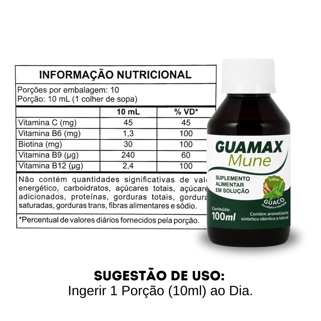 Guamax Mune 100 ml – Suporte Imunológico Natural — foto 2