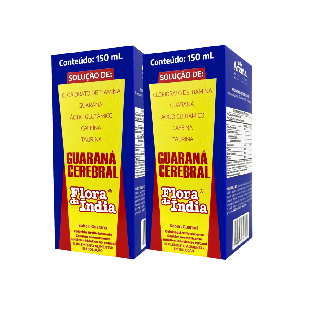 Kit 2x Guaraná Cerebral Flora da Índia | 150ml