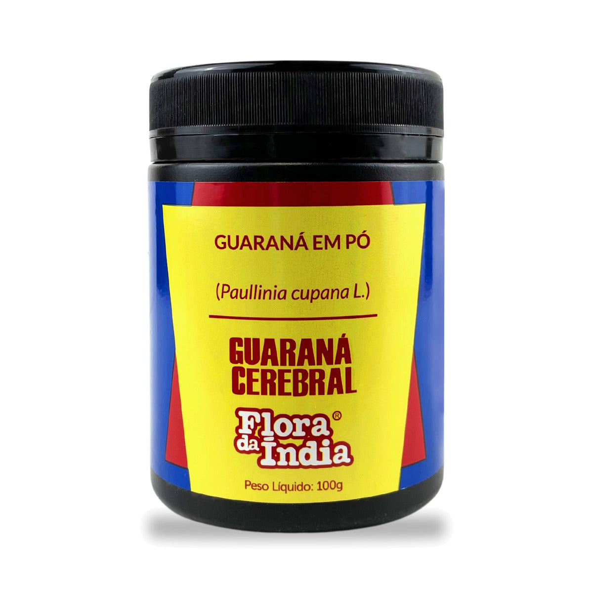 Guaraná Cerebral Pó 100g Flora Da Índia