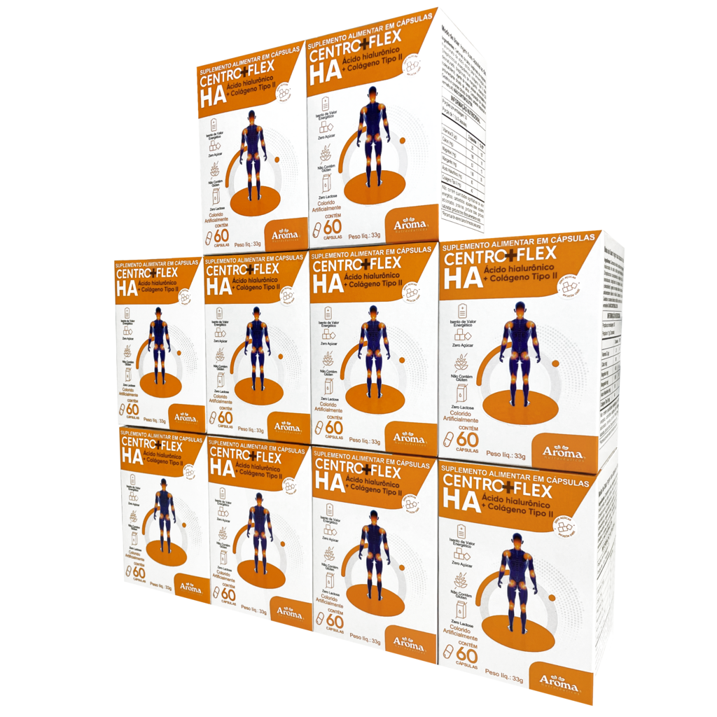 Kit 10x Centro + Flex HA | Ácido Hialurônico + Colágeno Tipo II