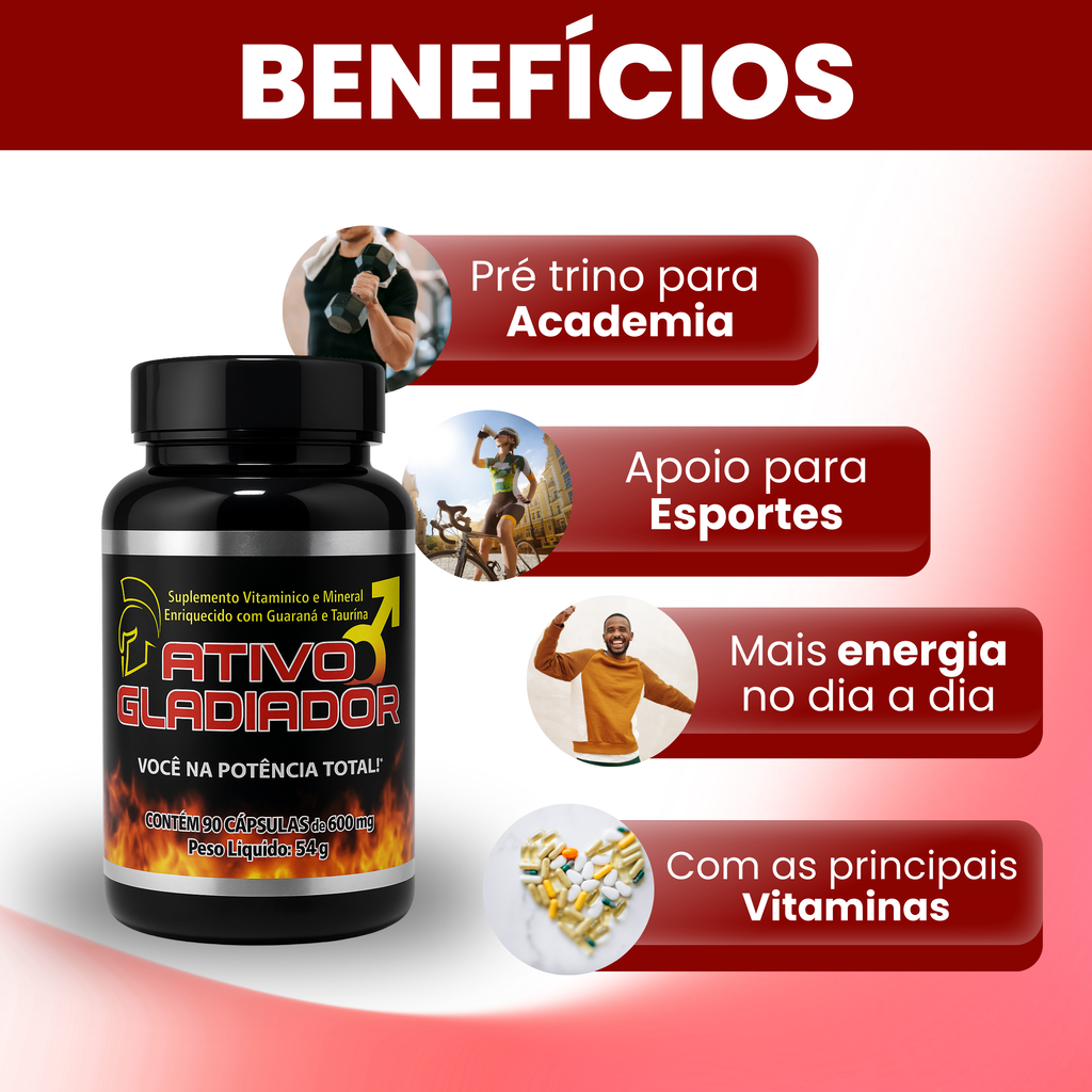 ATIVO GLADIADOR | 1 UNIDADE — foto 3