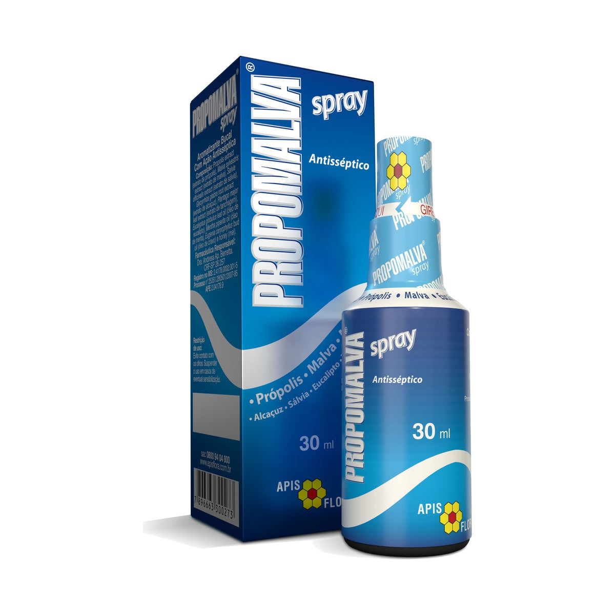 Propomalva Spray Apis Flora 30ml | Própolis, Malva e Óleos Essenciais