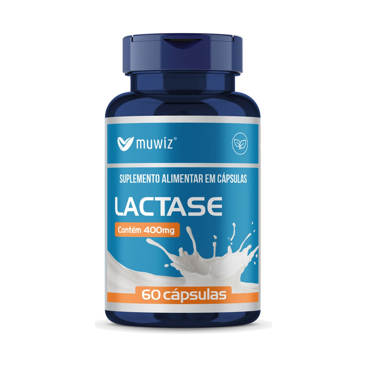 Lactase Muwiz 400mg 60 Cápsulas | Enzima Lactase