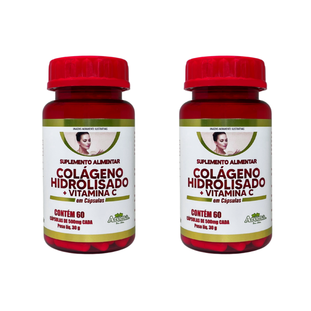 Kit 2x Colágeno Hidrolisado + Vitamina C