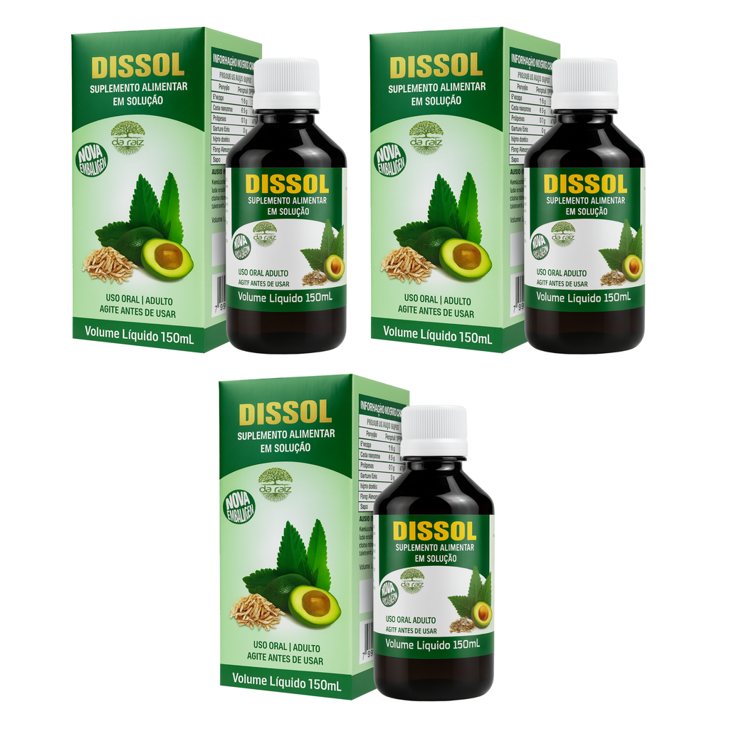 Kit 3 Dissol 150 ml – Suplemento Natural — foto 7