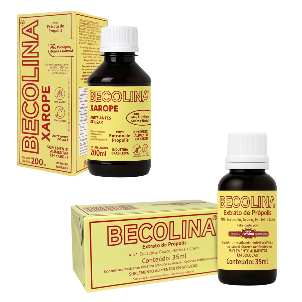 Kit Completo Becolina (Xarope 200ml + Gotas 35ml) - Alívio Total para Tosse e Conforto Respiratório
