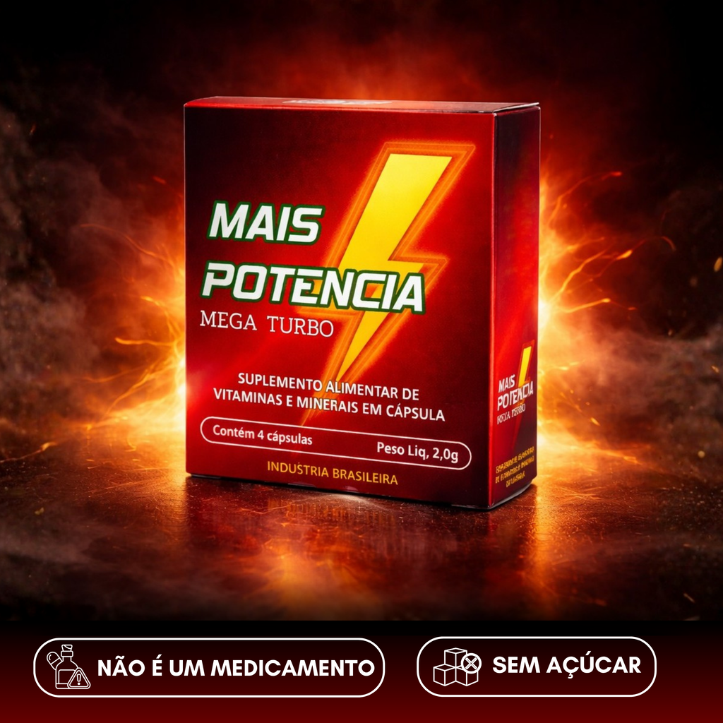 Mais Potência - Estimulante Masculino Natural