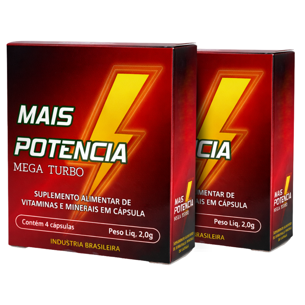 Mais Potência - Estimulante Masculino Natural — Kit 2 Unidades