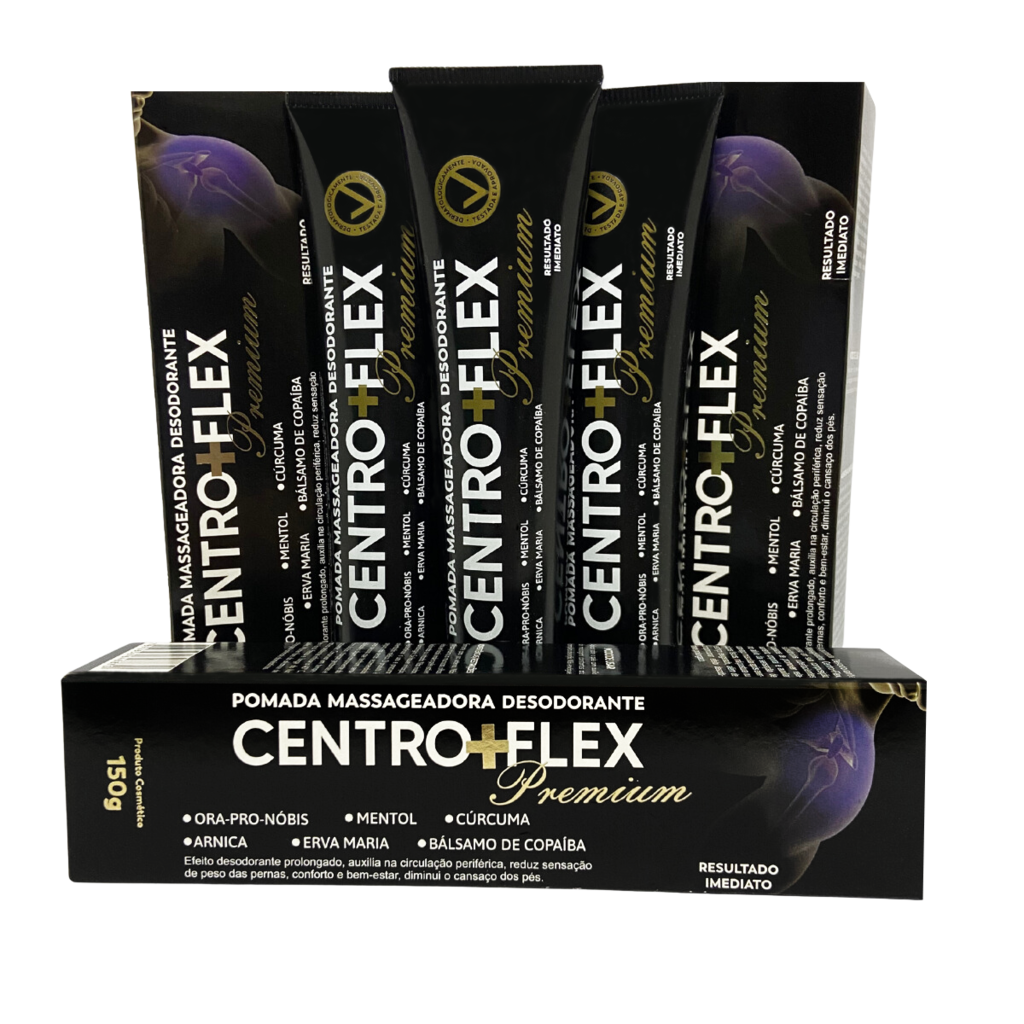 Centro + Flex Premium | Pomada Massageadora 150g (6 Un.)