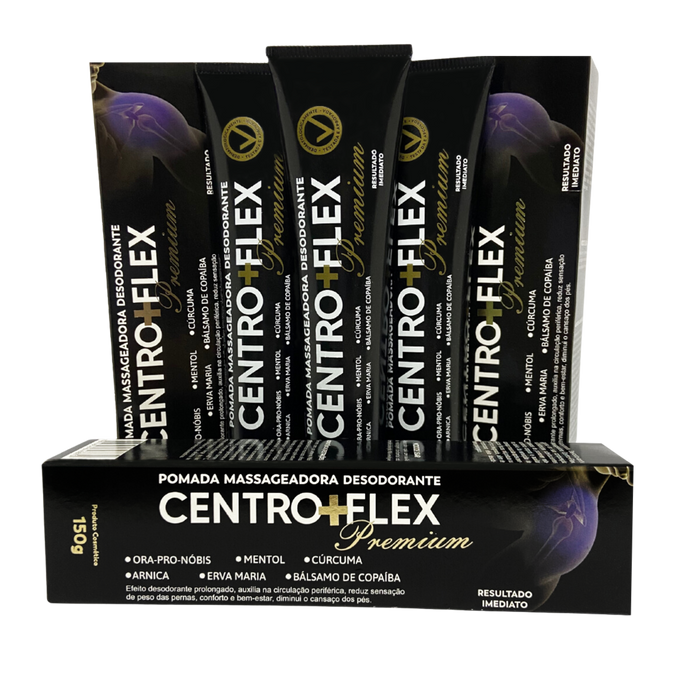 Centro + Flex Premium | Pomada Massageadora 150g (6 Un.)