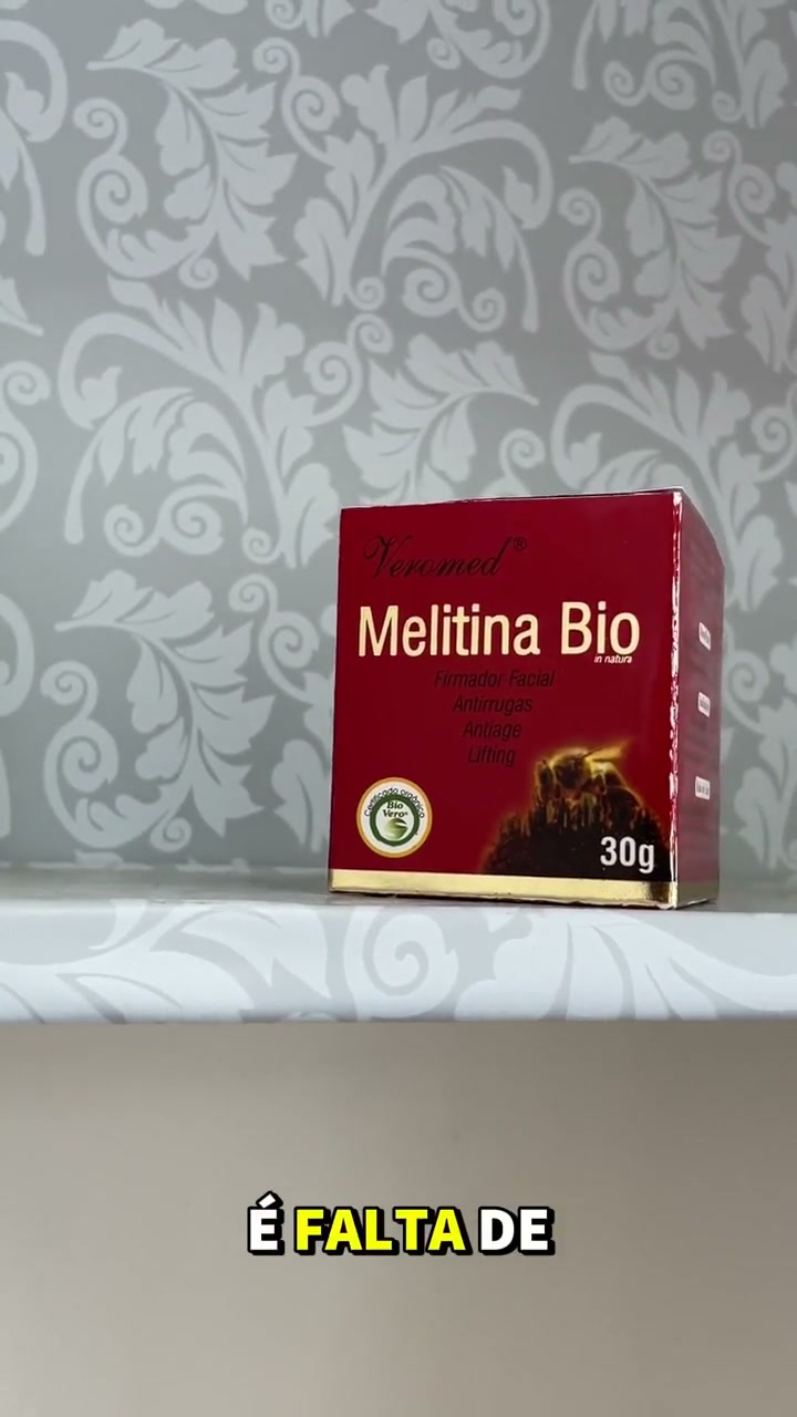 Vídeo: Creme Firmador Facial Melitina 30g Para Rugas e Flacidez com Efeito Lifting
