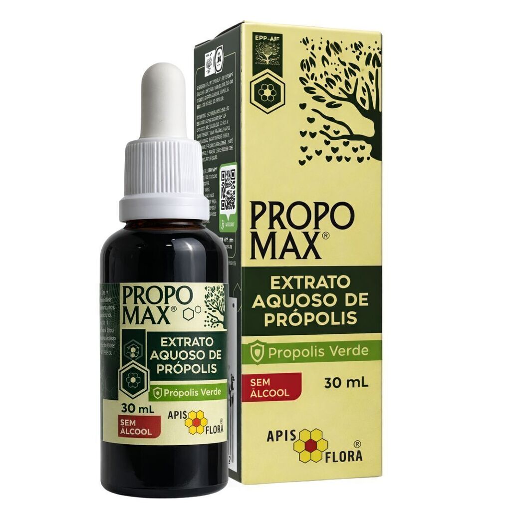 Propomax Extrato de Própolis Sem Álcool 30ml - Apoio a Saúde Respiratória e Imunidade