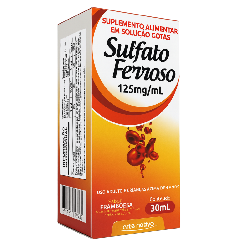 Sulfato Ferroso Gotas 30ml 125mg/ml