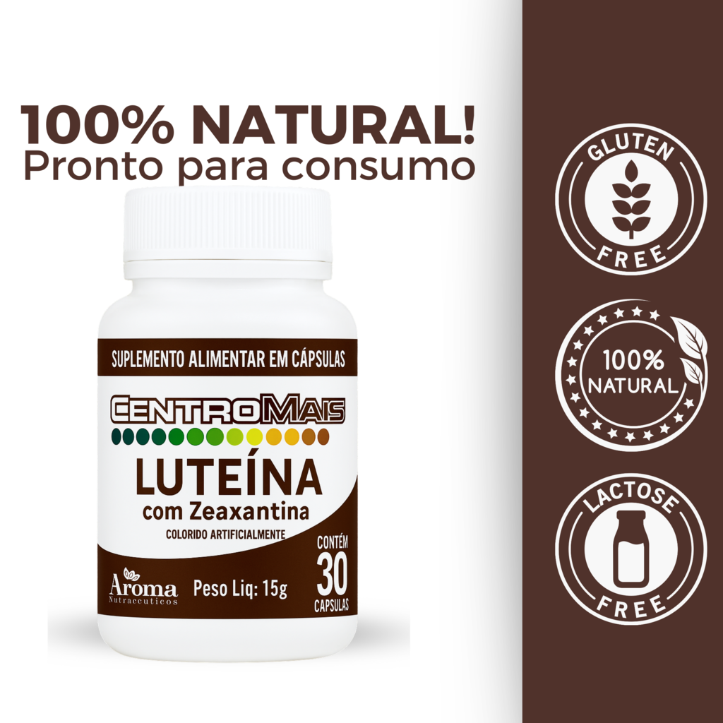 CentroMais Luteína com Zeaxatina - 30 Capsulas — foto 4