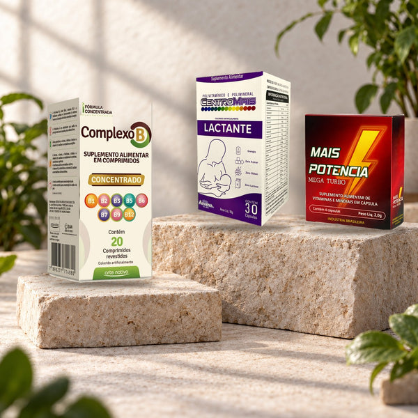 Multivitamínicos: Complexo B, Lactante e Mais Potência