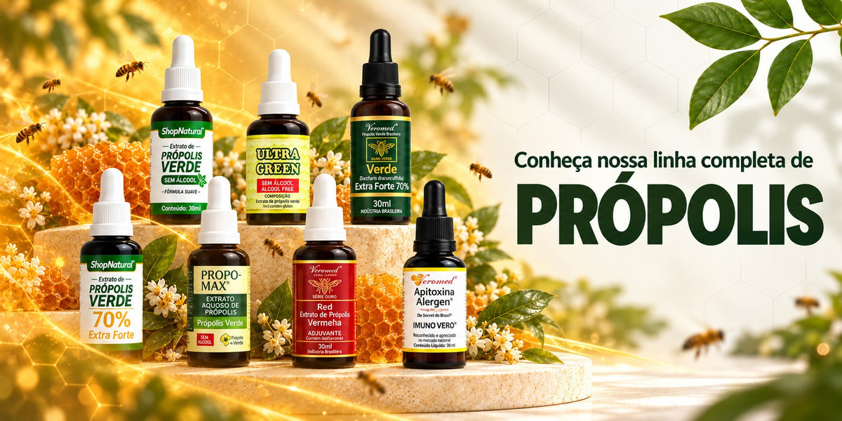 Conheça nossa linha completa de própolis