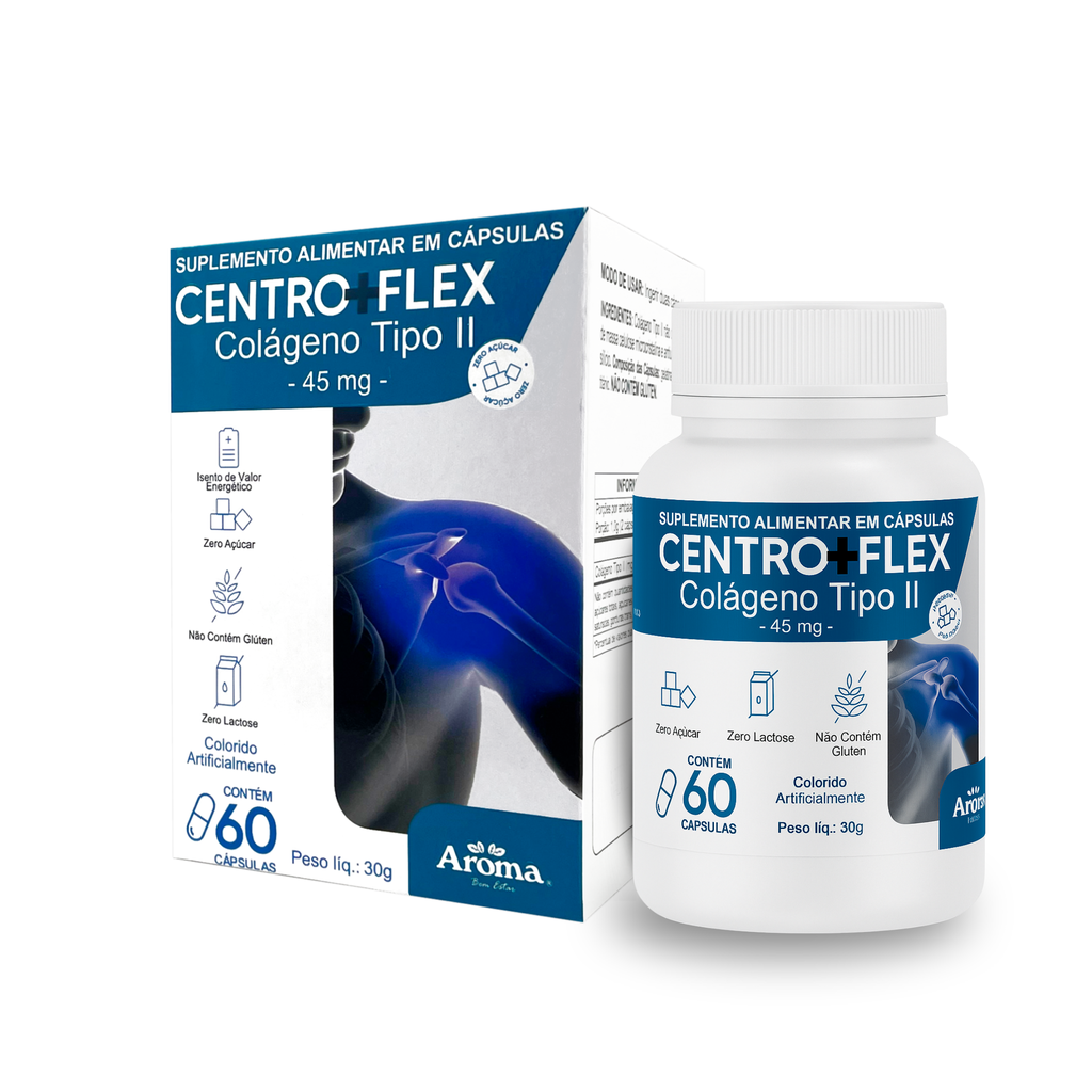 Centro + Flex Colágeno Tipo II | 60 Cápsulas