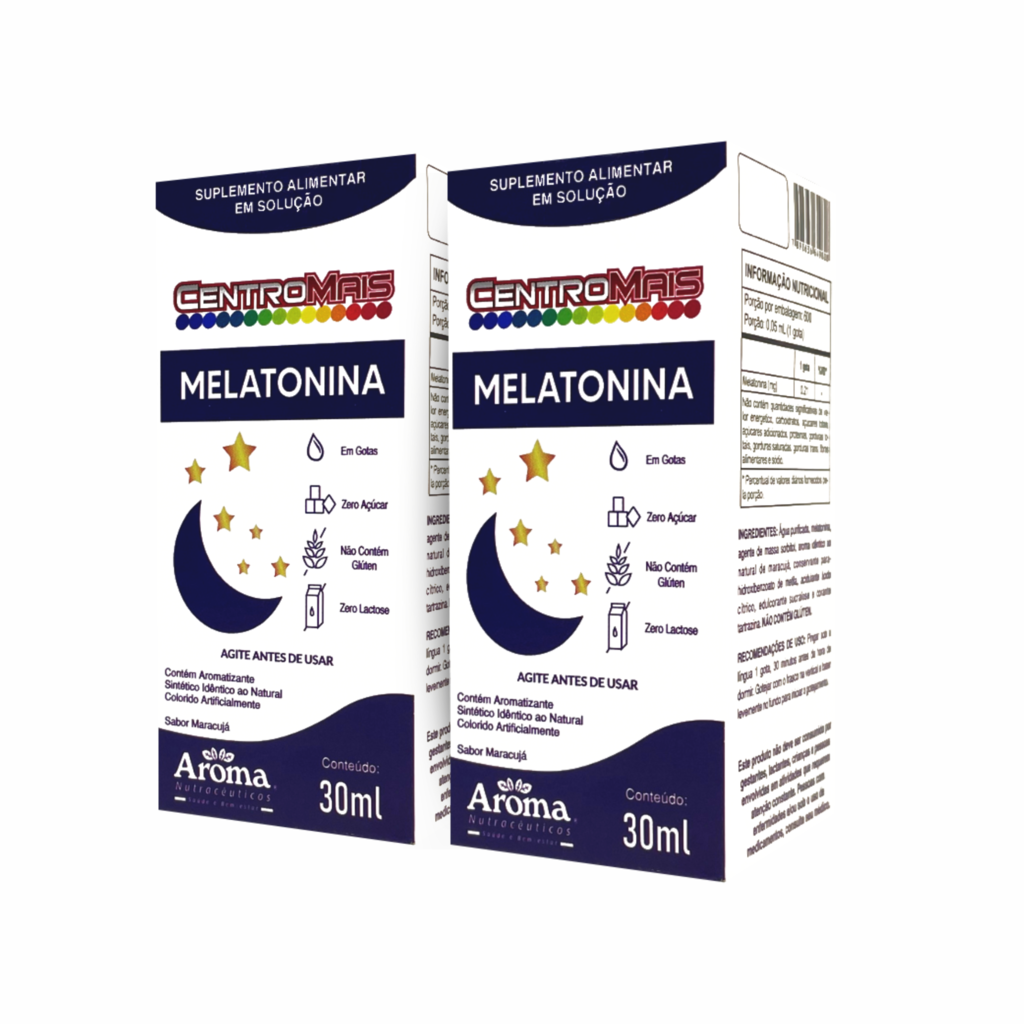 Melatonina Em Gotas 30ml | Sabor Maracujá | Combo Duplo