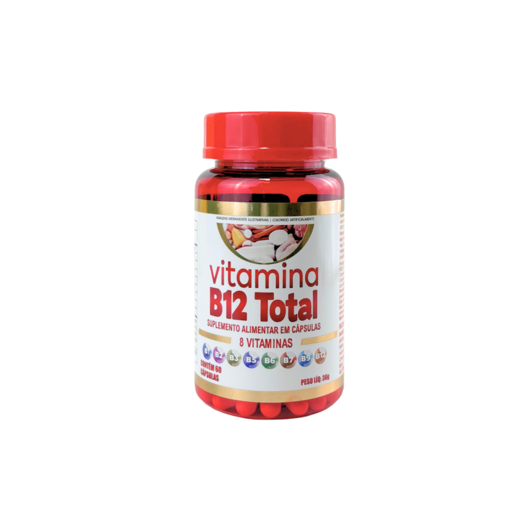 Vitamina B12 Total 600mg | 60 Cápsulas